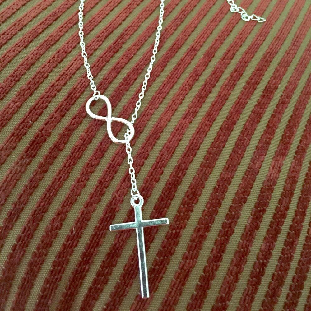 Infinity & Cross Necklace